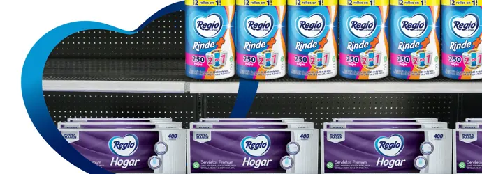 Toallas de papel Regio® para tenderos: calidad y tecnología superior