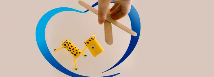 Crea una increíble marioneta de jirafa
